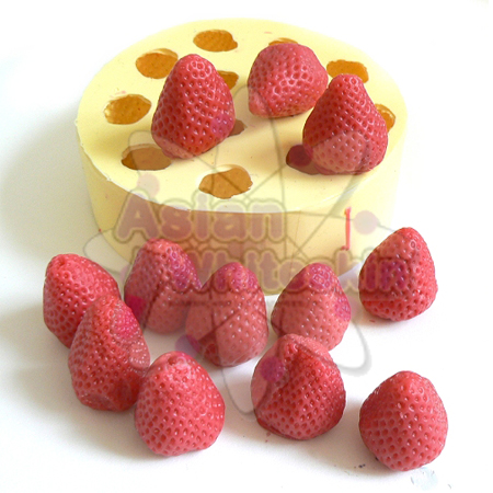 (Silicon) Strawberries (large) mold